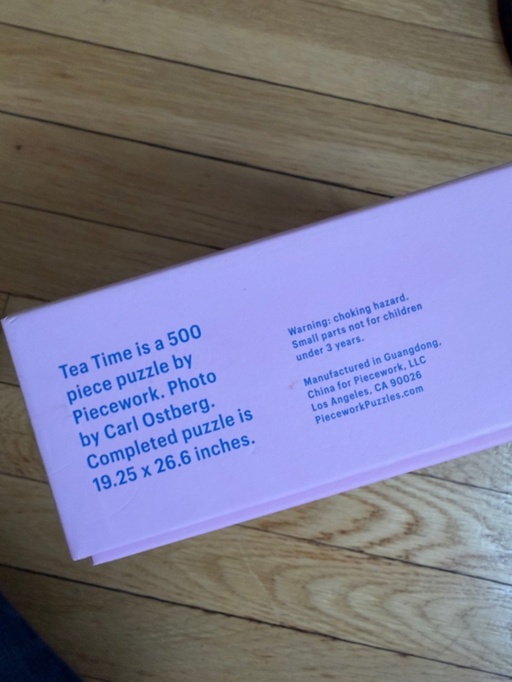 Tea Time 500 piece puzzle new in box - Picture 3 of 7